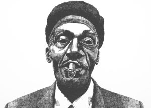 Cigar #2 - Ink Drawing 11.5 x 8.5