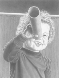 I See You - Graphite Drawing 13x17