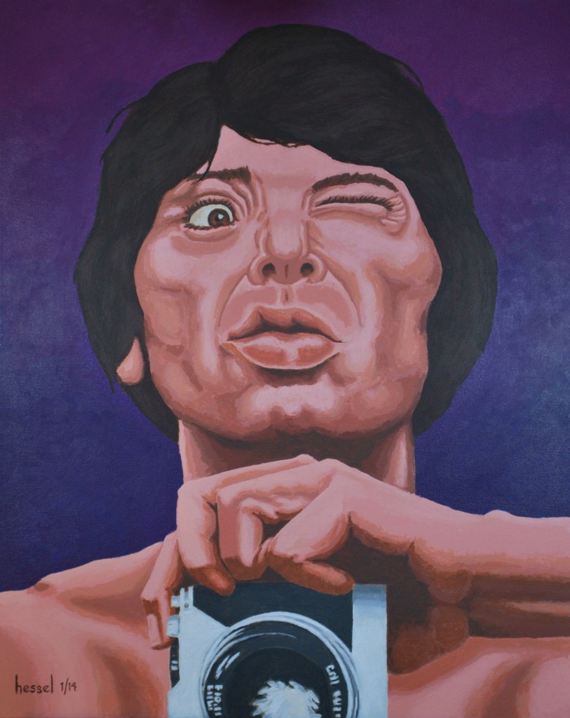 The Shutterbug - Acrylic Painting 24x30 2014