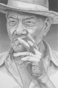 Tobacco Grower - Graphite Drawing 12x18