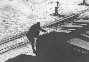 Working the Yard - Graphite Drawing 17x12